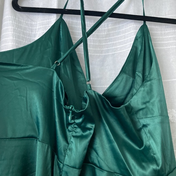 Crisscross Backless Split Thigh Maxi Dress NWT - Picture 5 of 5